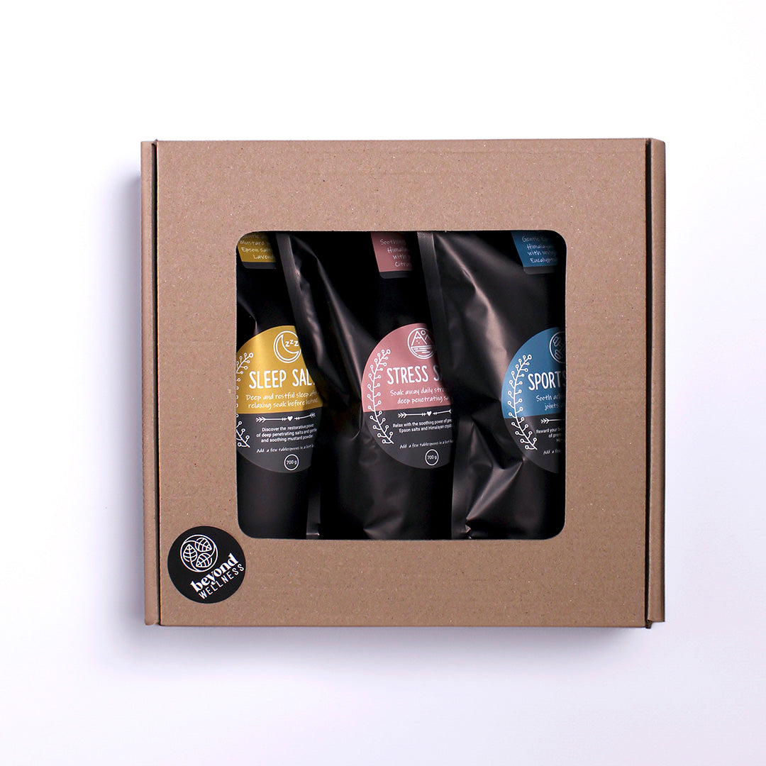 Bathsalts Gift Set. Epsom Salts in Gift Box